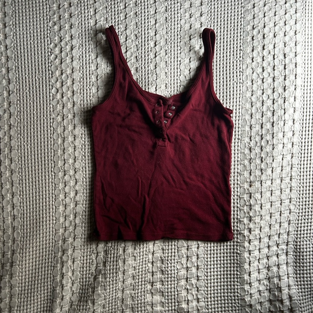 Brandy Melville Deep Red Tank Top